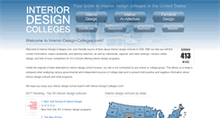 Desktop Screenshot of interior-design-colleges.com